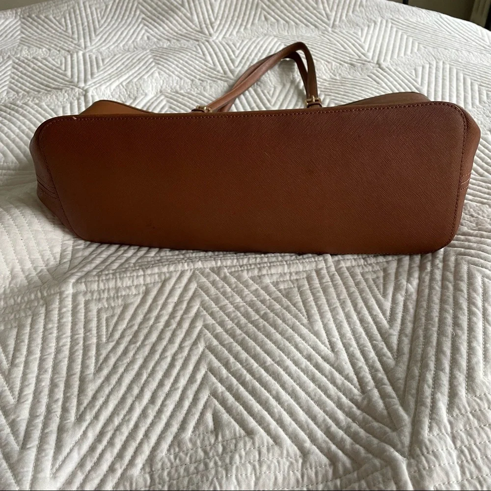 Michael Kors Brown Leather Computer Bag & Purse - Picture 7 of 14